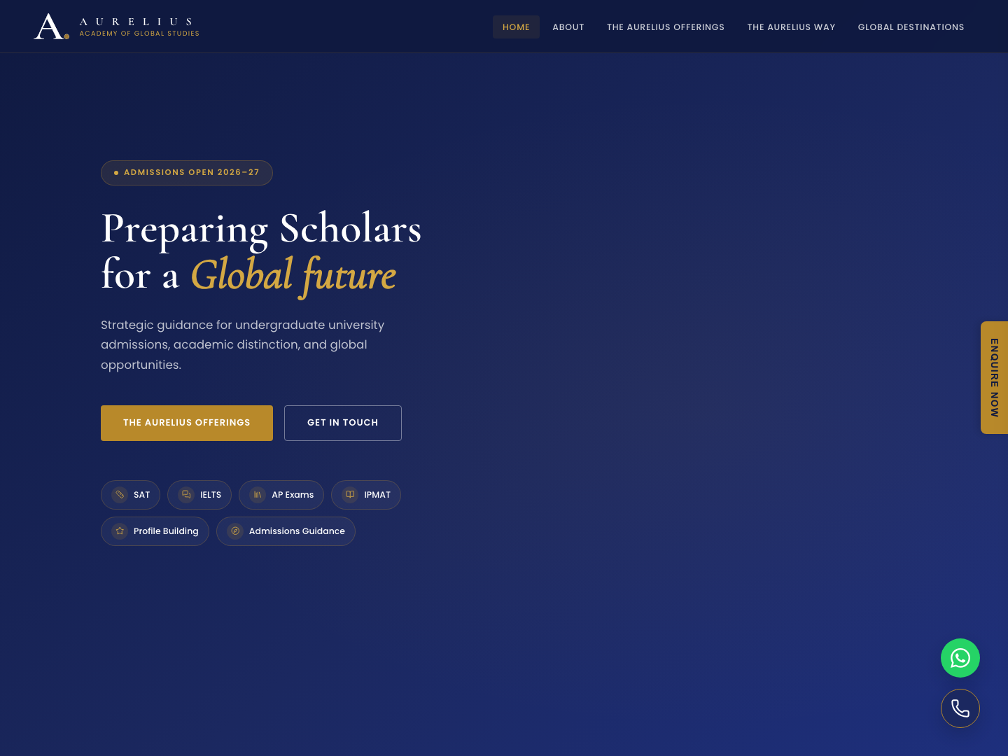 Aurelius Academy — product screenshot
